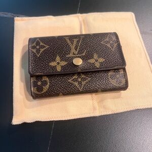 LV Mini Monogram Coated Canvas Wallet